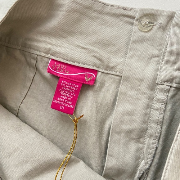 Cotton twill mini skort - Picture 3 of 4